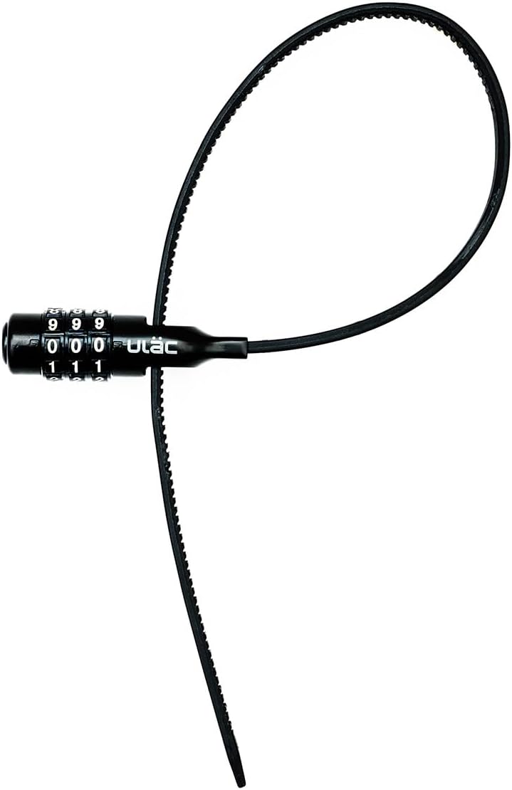 Llave bicicleta Neo Zip Combo Cable Lock Negro