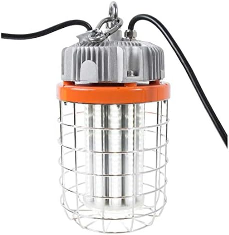 Luminaria LED 60W 7500LM 5000K jaula acero inox color