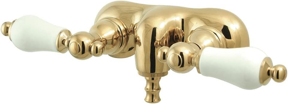 Grifo bañera vintage patas garra centro 3-3/8" latón pulido