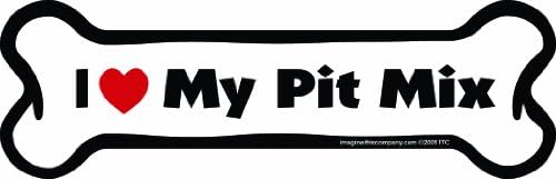 Hueso plástico con imán 2x7pulg pit mix