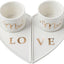 Juego de tazas de café para él y ella estilo formal edición Mr. and Mrs.