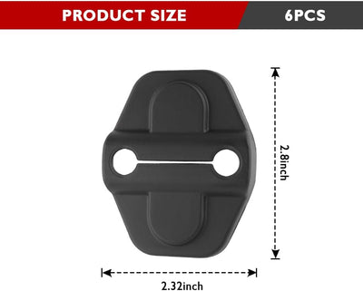 6 Cubiertas Cerradura Puerta Jeep Wrangler JLU JL 2018-25