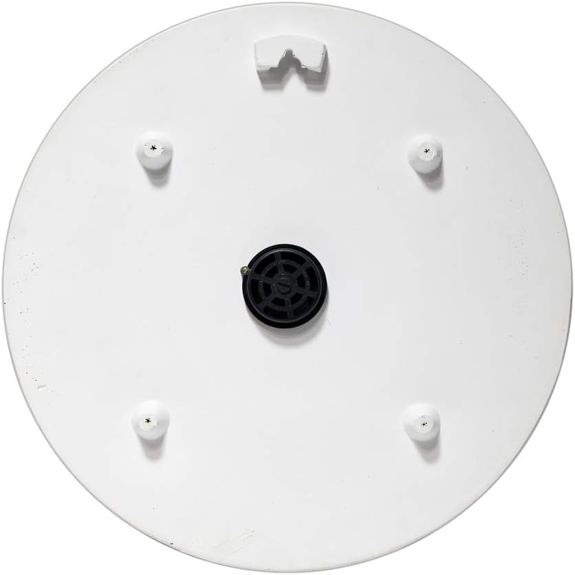 Termómetro decorativo exterior 15" blanco envejecido