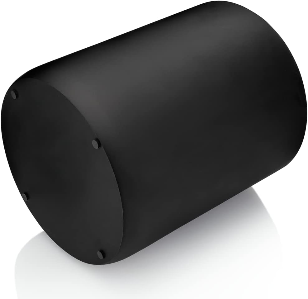 Papelera negra mate para oficina 2.2gal