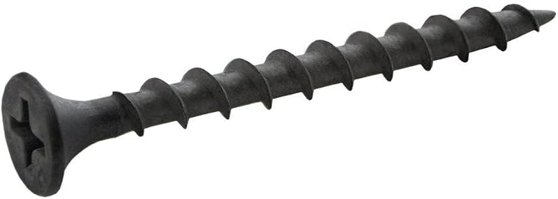 Tornillo yeso rosca gruesa #6 1-5/8pulg cabeza avellanada 200uds