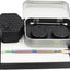 Cera silicona kit contenedor negro 5.2" con alfombrilla