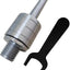 Adaptador mandril contrapunto 1x8tpi montaje morse #2 torno madera