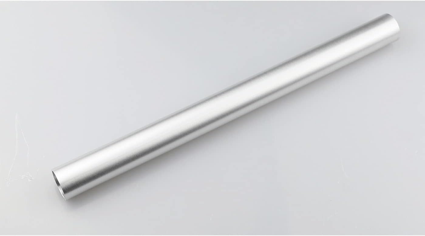 Tubo intercooler aluminio 2.75" 11.8" cepillado