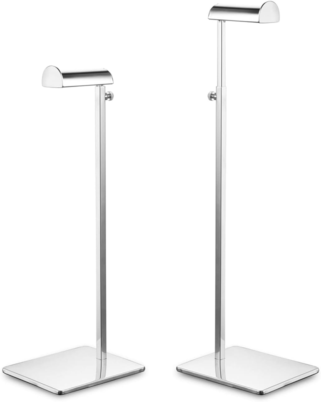 Set 2 soportes cromados para monederos ajustables