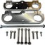 Kit abrazadera triple 45/48mm para horquillas Pitbike Pitpro