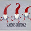 Alfombra baño suave absorbente navidad gnomes walk