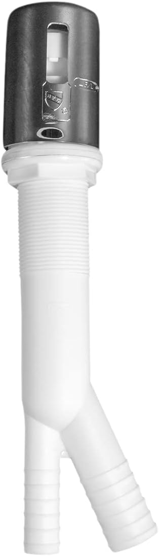 Espacio aire plástico válvula lavavajillas 5/8x7/8 pulg blanco