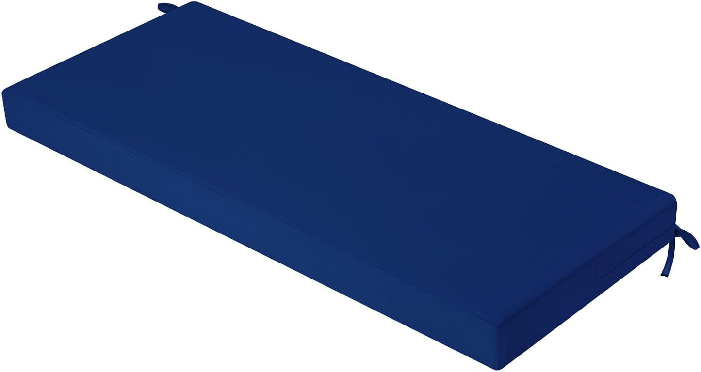 Cojín banco exterior impermeable con lazo 48x