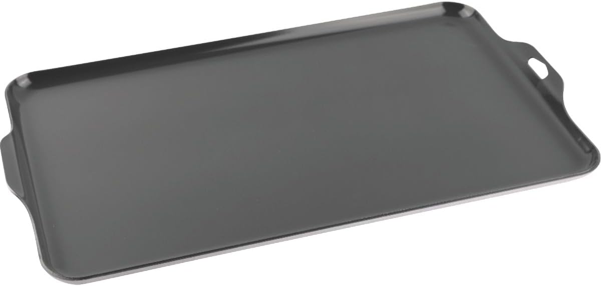 Plancha aluminio ligero 17.5x10 antiadherente para acampar