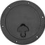 Placa cubierta bloqueo 8pulg color negro
