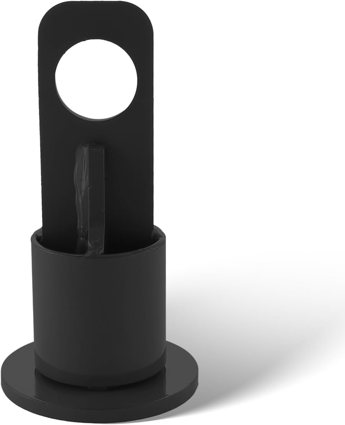 Soporte elevación enganche quinta rueda remolque negro