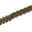 Tornillos cubierta compuesta T-17 marrón 9x2.5pulg caja 1