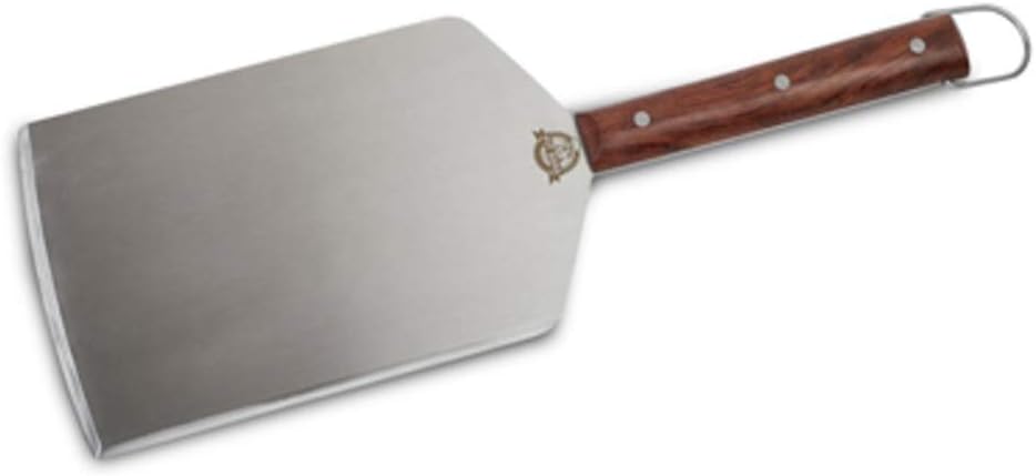 Espátula acero inox mango palisandro parrilla