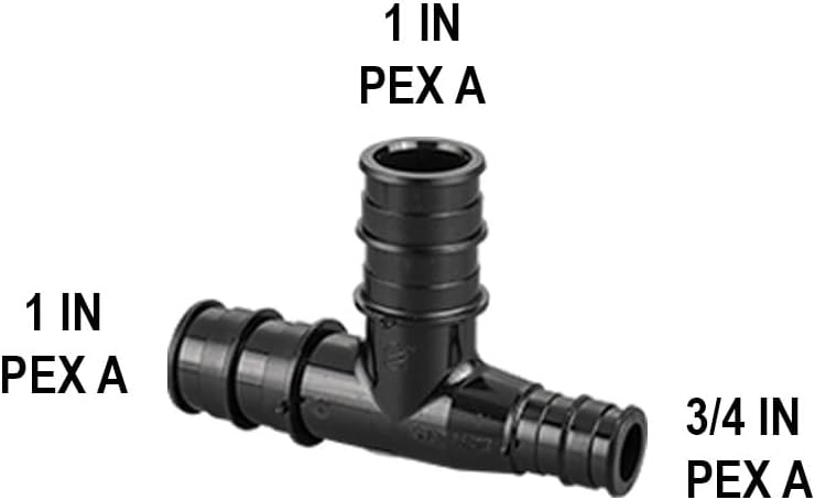 Set 10 accesorios PEX A 1x3/4 pulg codo reductor