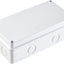 Caja conexiones eléctricas IP65 plástico ABS blanco 7.9x3.9x2.8pulg