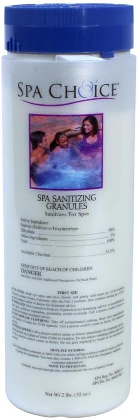 Pack 2 Gránulos Cloro Spa Jacuzzi Fabricados EE.UU.