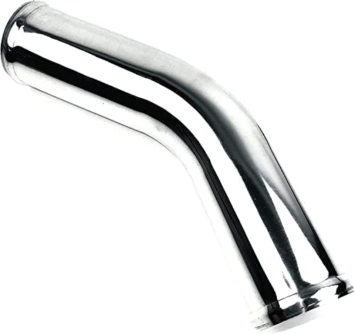 Tubo aluminio universal 2.5" 45 grados para Turbo