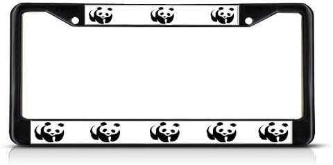 Cubierta placa matrícula marco oso panda