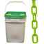 Cubo cadena plástico seguridad 1.5" 300 ft