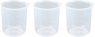 Taza medidora PP transparente 16.9oz pack 3