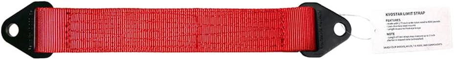 Correa limitadora 15" clasificada 10000lb rojo set 2