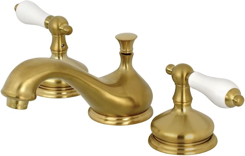 Grifo baño amplio latón cepillado