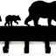Soporte llaves 6" x3" montaje pared 5 ganchos