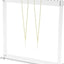 Soporte acrílico organiz. joyas transparente