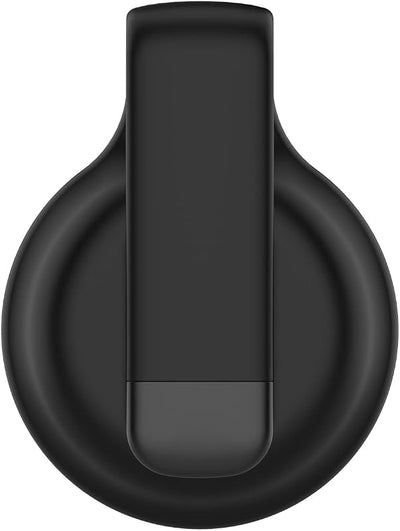 Soporte clip para Airtag con funda silicona suave negro