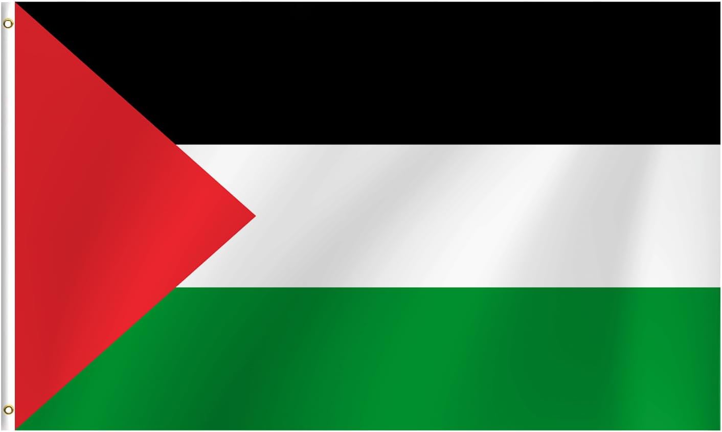 Bandera Palestina 3x5ft para fiestas y eventos