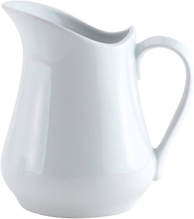 Jarra porcelana fina 8oz para café té y salsas
