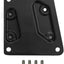 Placa soporte brazo espejo puerta Peterbilt aluminio negro
