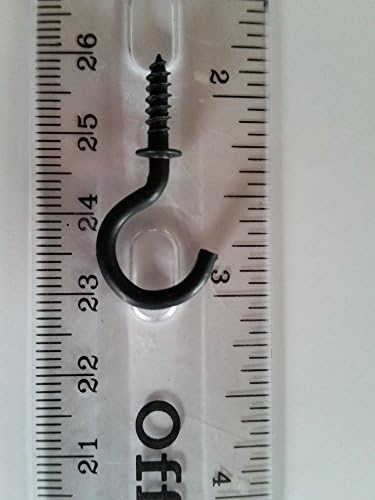 Ganchos tazas 3/4" para llaves joyería 20 Uds