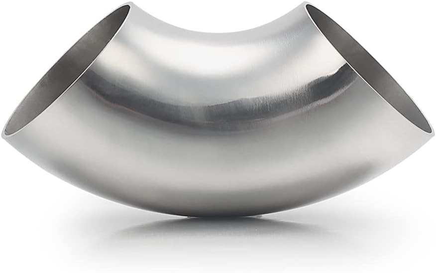 Codo tubo escape acero inox 304 5" grosor 0.059