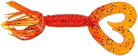 Anzuelo Doble Cola Hula Grub para Pesca en Agua Dulce