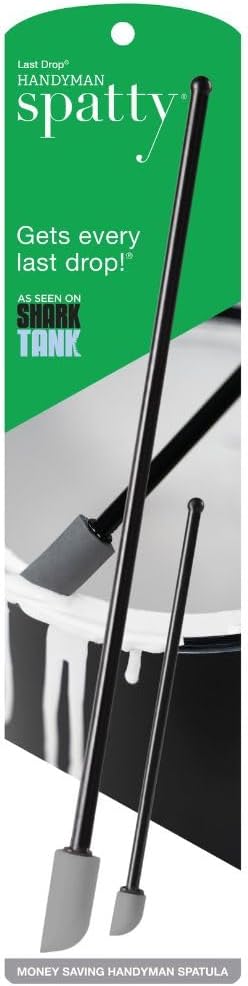 Juego espátulas 6y12pulg negro extiende pegamento pintura