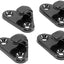 Ganchos amarre kayak acero inox 4 Pzas