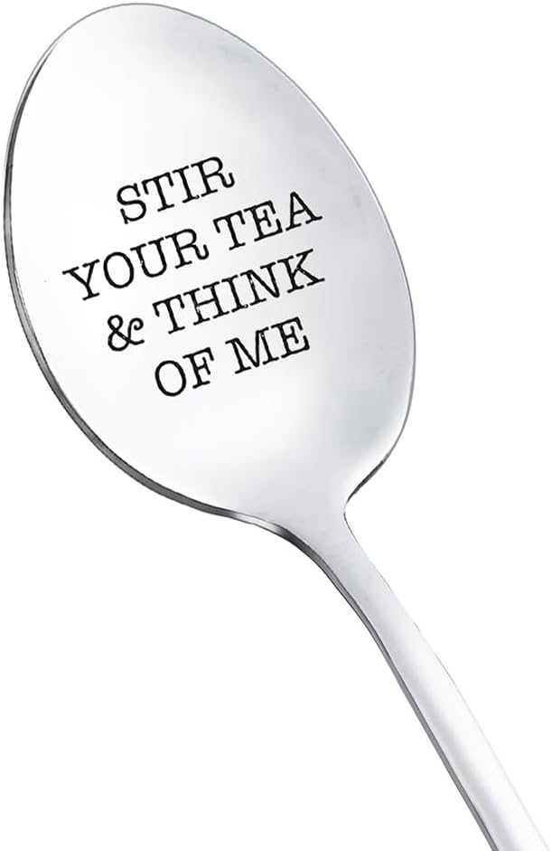 Cucharas regalo té café para mujer hombre amantes té