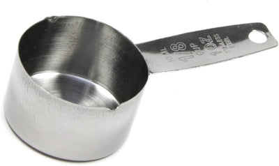 Cuchara medidora café acero inox 1 onza con asa