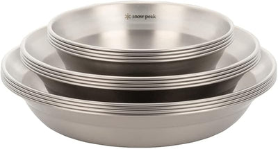 Set 16 Pzas Vajilla Acero Inox Ligero para Campamento