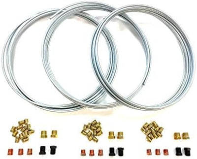 Línea freno acero 75pulg 3/16 pulg 0.028 pulg 3 pack SAE
