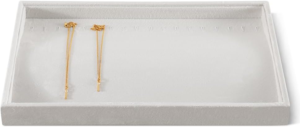 Organiz. joyas terciopelo exhibidor collares