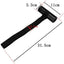 Bucles para maletero capo 4 correas poliester negro universal