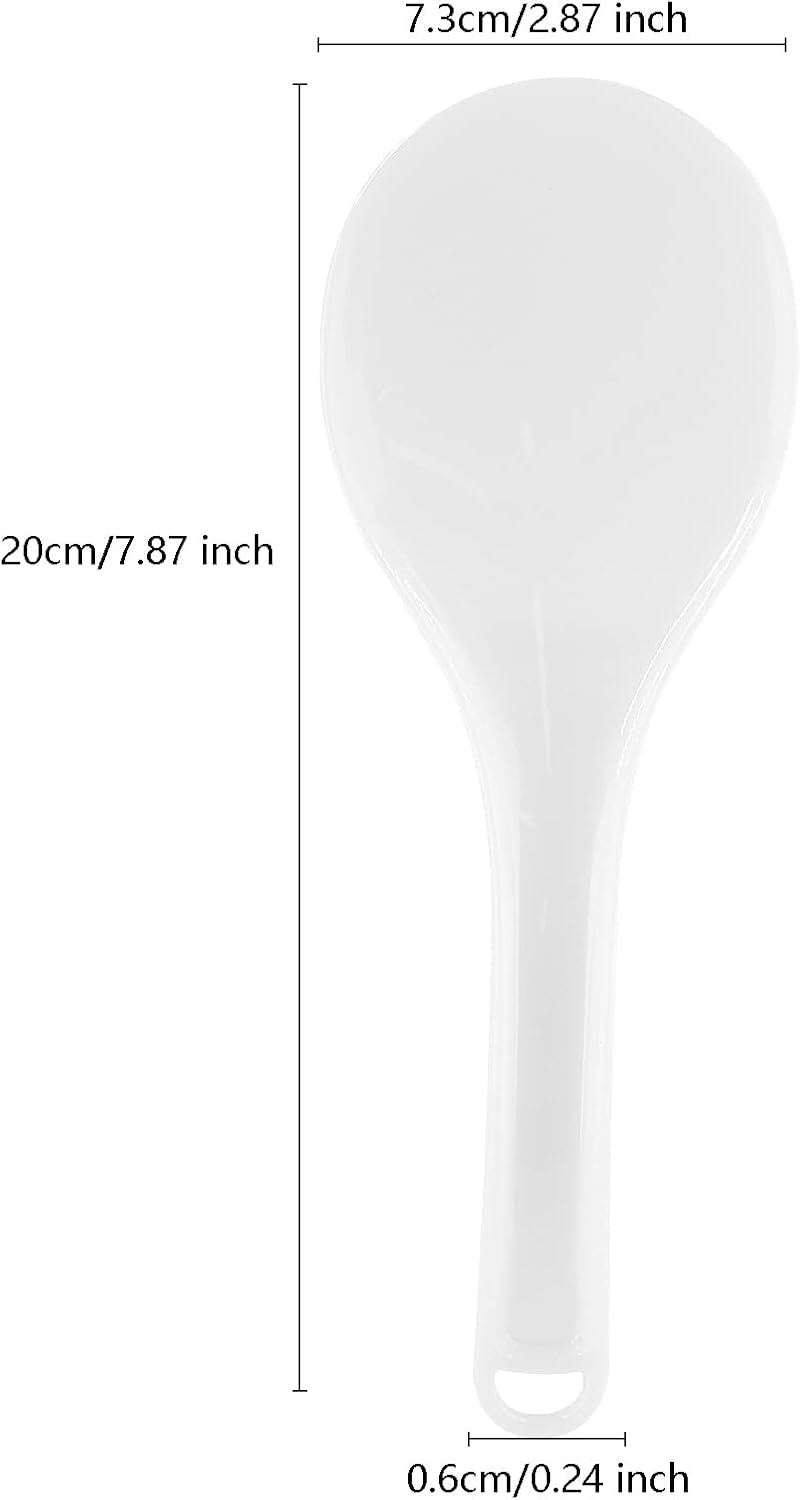 Paleta y pala arroz plástico 7.87pulg antiadherente