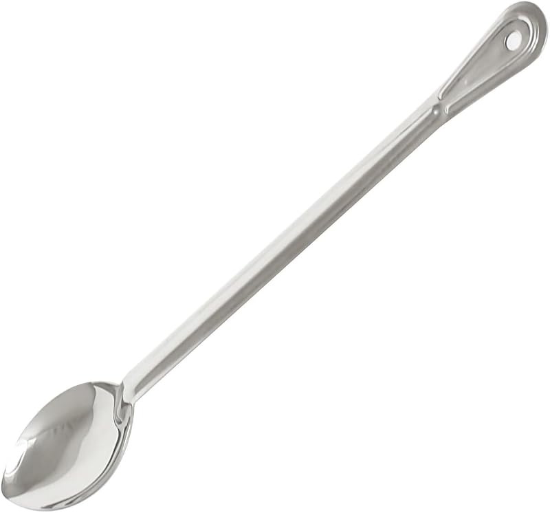 Cuchara acero inox mango largo 18pulg